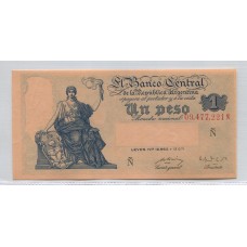 ARGENTINA COL. 419a BOT 1842 BILLETE DE $ 1 SIN CIRCULAR